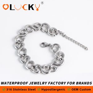 Trendy new stainless steel bracelet