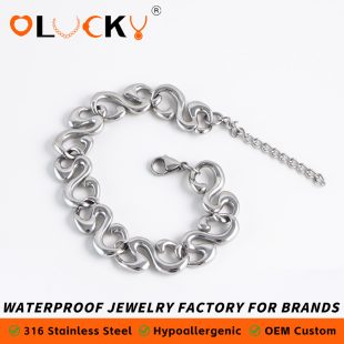 Trendy new stainless steel bracelet